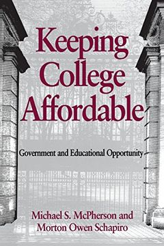 portada Keeping College Affordable: Government and Educational Opportunity (en Inglés)