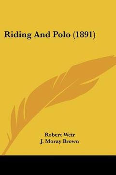 portada riding and polo (1891) (en Inglés)