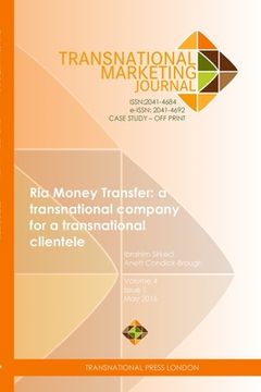 portada Ria Money Transfer: a transnational company for a transnational clientele (en Inglés)