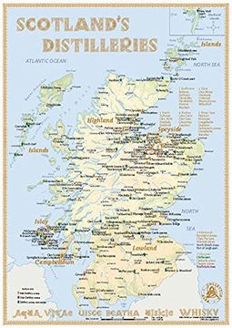 portada Whisky Distilleries Scotland - Tasting map