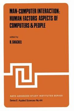 portada Man-Computer Interaction: Human Factors Aspects of Computers & People (in English)