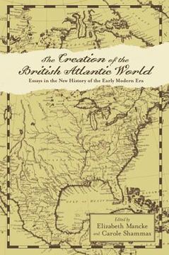 portada Creation of the British Atlantic World (en Inglés)