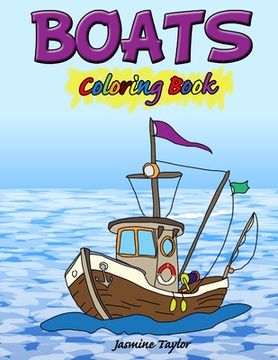 portada Boats Coloring Book (in English)