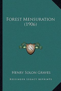 portada forest mensuration (1906) (en Inglés)