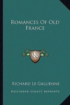 portada romances of old france (en Inglés)