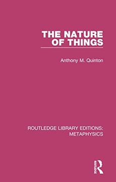 portada The Nature of Things (Routledge Library Editions: Metaphysics) (in English)