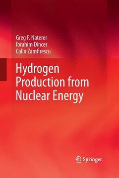 portada Hydrogen Production from Nuclear Energy (en Inglés)