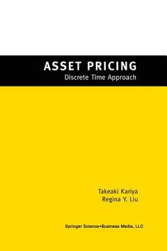 portada Asset Pricing: -Discrete Time Approach- (en Inglés)