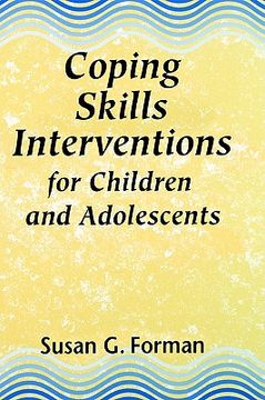 portada coping skills interventions for children and adolescents (in English)