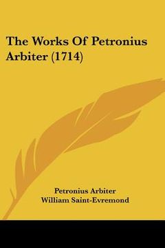portada the works of petronius arbiter (1714) (en Inglés)