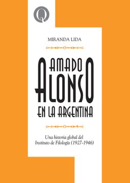 portada Amado Alonso en la Argentina (in Spanish)