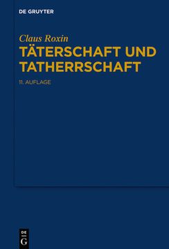 portada Täterschaft und Tatherrschaft (en Alemán)