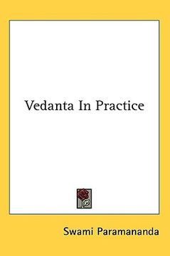 portada vedanta in practice (en Inglés)