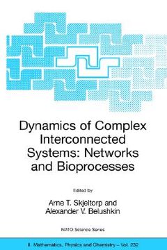 portada dynamics of complex interconnected systems: networks and bioprocesses (en Inglés)