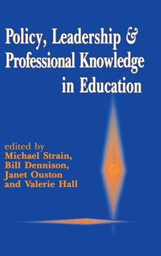 portada policy, leadership and professional knowledge in education (en Inglés)