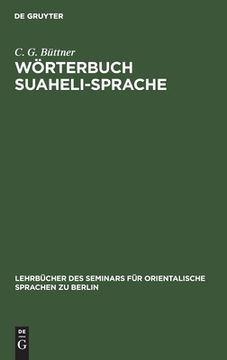 portada Wã Â¶Rterbuch Suaheli-Sprache (German Edition) [Hardcover ] (in German)