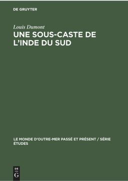 portada Une Sous-Caste de l\ Inde du sud (in French)
