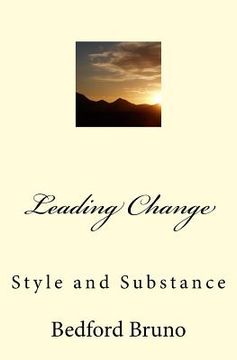 portada Leading Change: Style and Substance