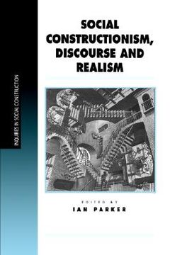 portada social constructionism, discourse and realism (en Inglés)