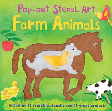 portada Pop-Out Stencil Art: Farm Animals