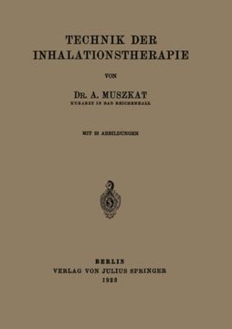 portada Technik der Inhalationstherapie (German Edition)
