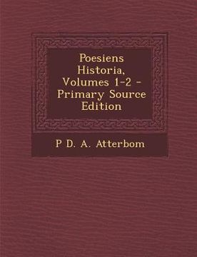 portada Poesiens Historia, Volumes 1-2 (in Swedish)