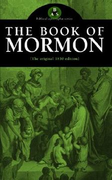 portada the book of mormon: the original 1830 edition (en Inglés)