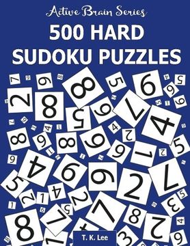 portada 500 Hard Sudoku Puzzles: Active Brain Series Book 3 (en Inglés)