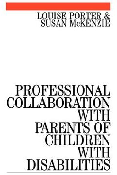 portada professional collaboration with parents of children with disabilities (in English)