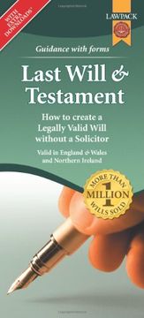 portada Last Will & Testament Form Pack: How to Create a Legally Valid Will without a Solicitor in England, Wales and Northern Ireland