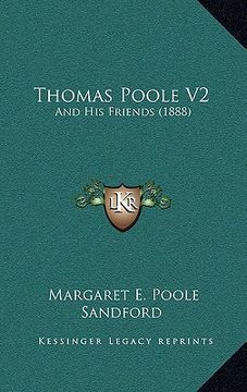 portada thomas poole v2: and his friends (1888) (en Inglés)