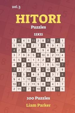 portada Hitori Puzzles - 200 Puzzles 11x11 vol.3 (in English)