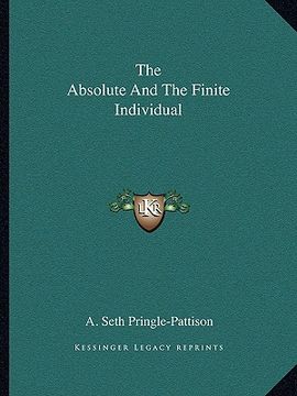 portada the absolute and the finite individual (en Inglés)