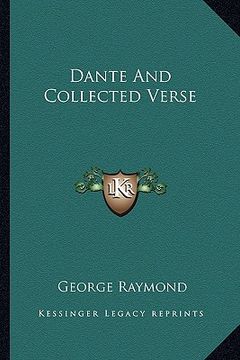 portada dante and collected verse (en Inglés)