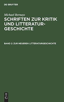 portada Zur Neueren Litteraturgeschichte (en Alemán)