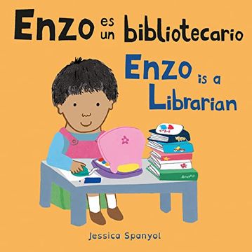 portada Enzo es un Bibliotecario (en Inglés)