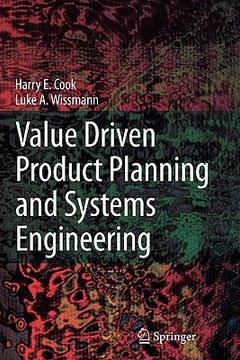 portada value driven product planning and systems engineering (in English)