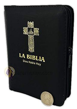 portada Biblia Compacta (Pequeña) Dios Habla hoy dhh con Deuterocanónicos en Orden Alejandrino, Imitación Piel, Negro