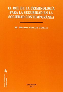 portada Rol de la criminología para la seguridad en la sociedad contemporánea (Estudios de Criminología y Política Criminal) (in Spanish)