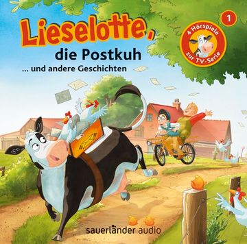 portada Lieselotte, die Postkuh, 1 Audio-Cd (en Alemán)