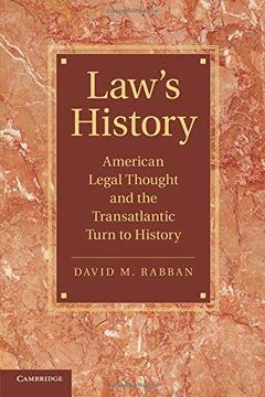 portada Law's History: American Legal Thought and the Transatlantic Turn to History (Cambridge Historical Studies in American law and Society) (en Inglés)