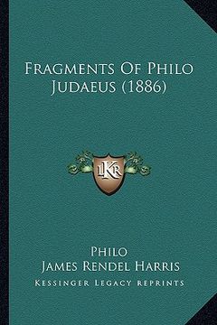 portada fragments of philo judaeus (1886) (en Inglés)