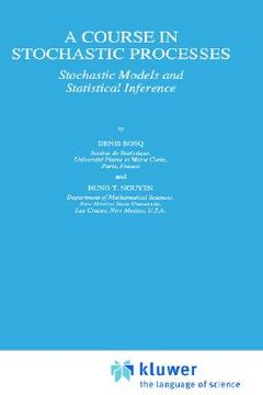 portada a course in stochastic processes: stochastic models and statistical inference (en Inglés)