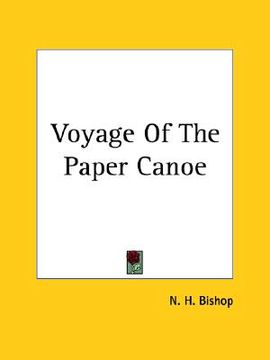 portada voyage of the paper canoe (en Inglés)