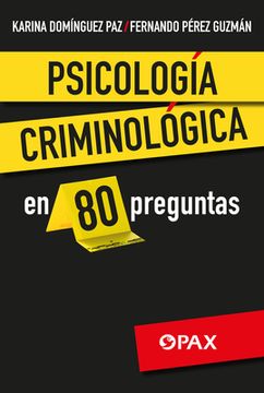 portada Psicología Criminológica En 80 Preguntas