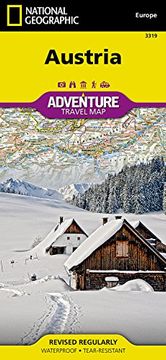 portada Austria Adventure Travel Map (Adventure map) (en Inglés)