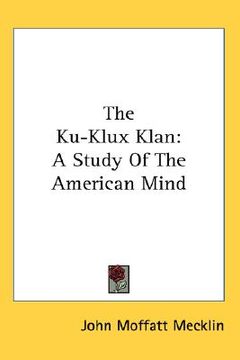 portada the ku-klux klan: a study of the american mind (en Inglés)