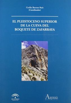 portada el pleistoceno superior de la cueva del boquete de zafarraya