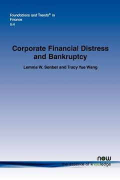portada corporate financial distress and bankruptcy (in English)