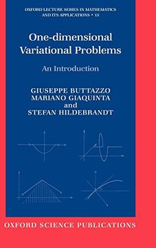 portada One-Dimensional Variational Problems: An Introduction (Oxford Lecture Series in Mathematics and its Applications) (en Inglés)